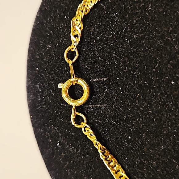 ROPE CHAIN GOLDTONE 19 1/2" Necklace & 7" Matching Bracelet - Picture 3 of 6